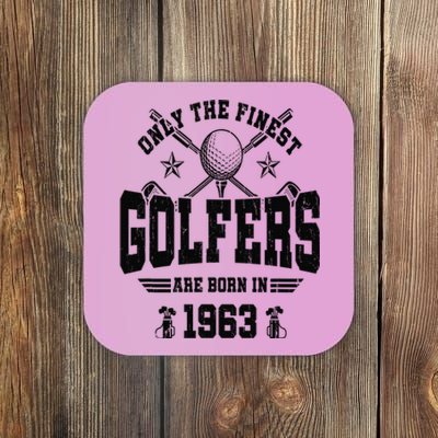 Golfing Golf 1963 60th Birthday Gift 60 Year Old Golfer Coaster