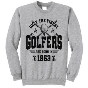 Golfing Golf 1963 60th Birthday Gift 60 Year Old Golfer Tall Sweatshirt