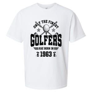 Golfing Golf 1963 60th Birthday Gift 60 Year Old Golfer Sueded Cloud Jersey T-Shirt