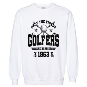 Golfing Golf 1963 60th Birthday Gift 60 Year Old Golfer Garment-Dyed Sweatshirt