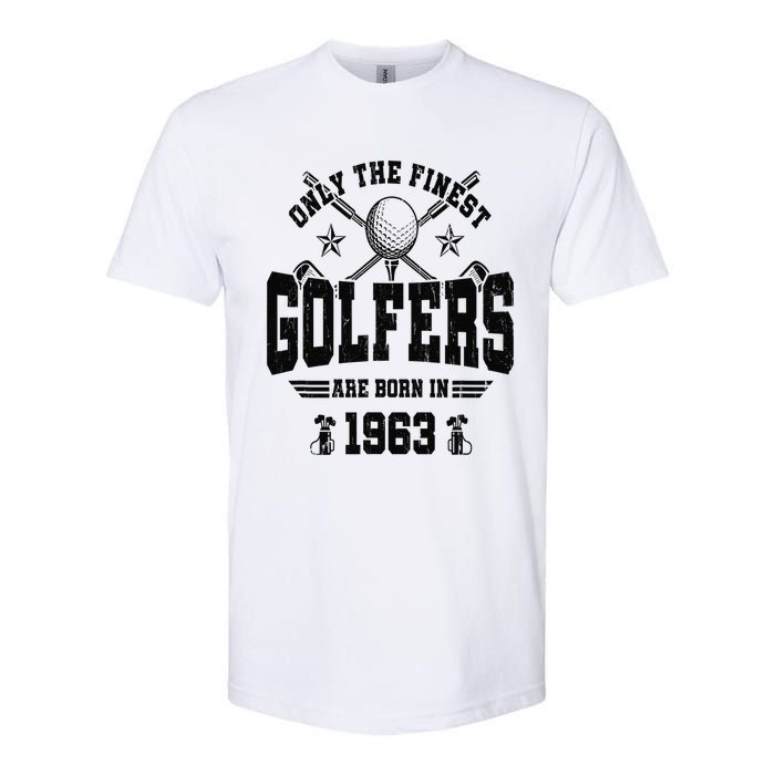 Golfing Golf 1963 60th Birthday Gift 60 Year Old Golfer Softstyle CVC T-Shirt