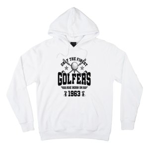 Golfing Golf 1963 60th Birthday Gift 60 Year Old Golfer Hoodie