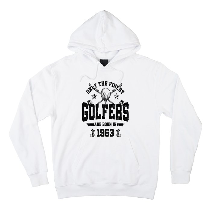 Golfing Golf 1963 60th Birthday Gift 60 Year Old Golfer Hoodie