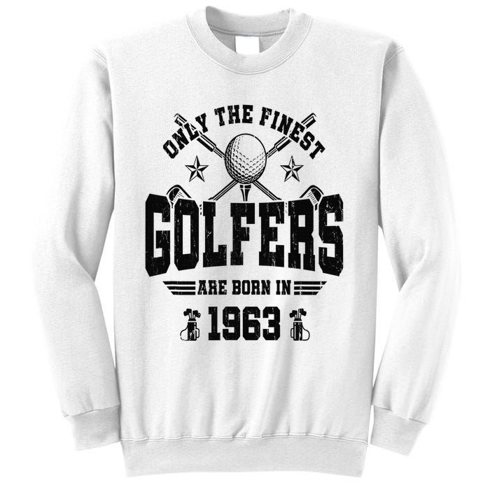 Golfing Golf 1963 60th Birthday Gift 60 Year Old Golfer Sweatshirt