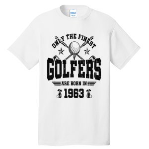 Golfing Golf 1963 60th Birthday Gift 60 Year Old Golfer Tall T-Shirt