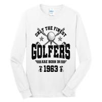 Golfing Golf 1963 60th Birthday Gift 60 Year Old Golfer Tall Long Sleeve T-Shirt