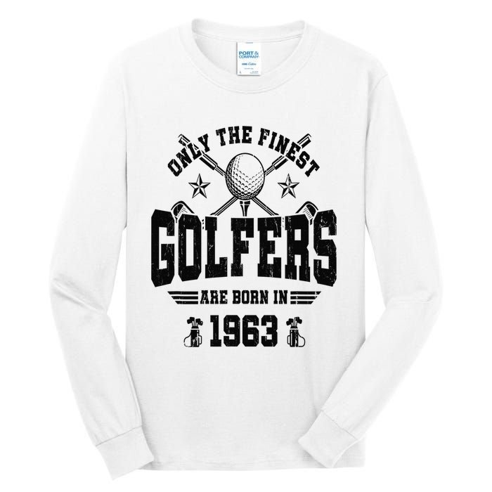 Golfing Golf 1963 60th Birthday Gift 60 Year Old Golfer Tall Long Sleeve T-Shirt