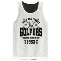 Golfing Golf 1963 60th Birthday Gift 60 Year Old Golfer Mesh Reversible Basketball Jersey Tank