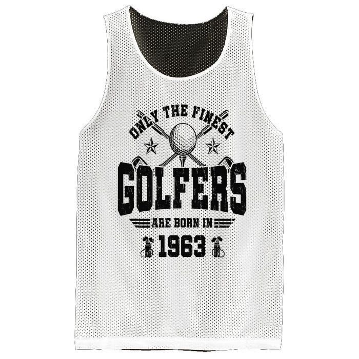 Golfing Golf 1963 60th Birthday Gift 60 Year Old Golfer Mesh Reversible Basketball Jersey Tank