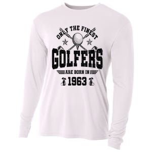 Golfing Golf 1963 60th Birthday Gift 60 Year Old Golfer Cooling Performance Long Sleeve Crew