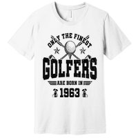 Golfing Golf 1963 60th Birthday Gift 60 Year Old Golfer Premium T-Shirt