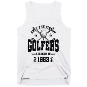 Golfing Golf 1963 60th Birthday Gift 60 Year Old Golfer Tank Top