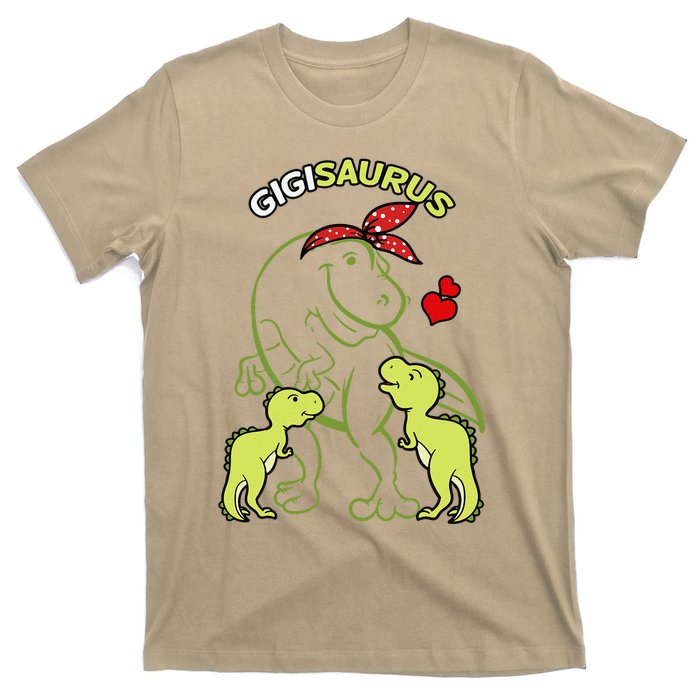 Gigisaurus Gigi 2 Dinosaur Mother's Day T-Shirt