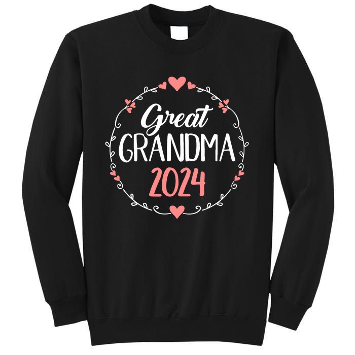 Great Grandma 2024 For Pregnancy Announcement Sweatshirt