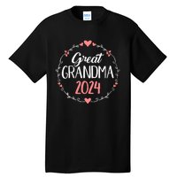 Great Grandma 2024 For Pregnancy Announcement Tall T-Shirt