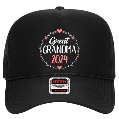 Great Grandma 2024 For Pregnancy Announcement Trucker Hat