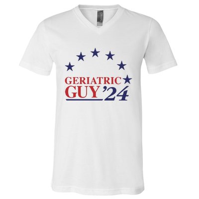 Geriatric Guy 2024 V-Neck T-Shirt