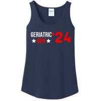 Geriatric Guy 2024 Election Funny President Ladies Essential Tank