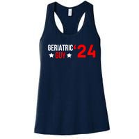 Geriatric Guy 2024 Election Funny President Women's Racerback Tank