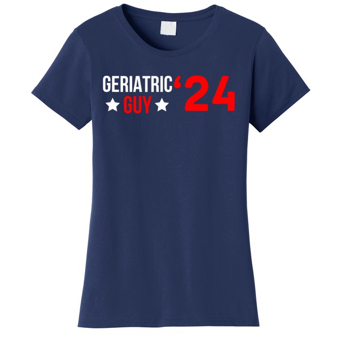 Geriatric Guy 2024 Election Funny President Women's T-Shirt