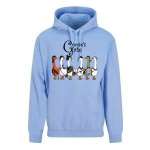 Gooses Gate 3 Goose Baldurs Gate Goosetario Girl Dinner Unisex Surf Hoodie