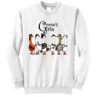 Gooses Gate 3 Goose Baldurs Gate Goosetario Girl Dinner Sweatshirt