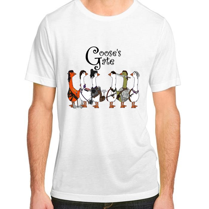 Gooses Gate 3 Goose Baldurs Gate Goosetario Girl Dinner Adult ChromaSoft Performance T-Shirt