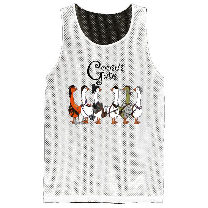 Gooses Gate 3 Goose Baldurs Gate Goosetario Girl Dinner Mesh Reversible Basketball Jersey Tank