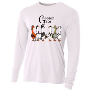 Gooses Gate 3 Goose Baldurs Gate Goosetario Girl Dinner Cooling Performance Long Sleeve Crew