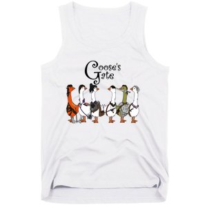 Gooses Gate 3 Goose Baldurs Gate Goosetario Girl Dinner Tank Top