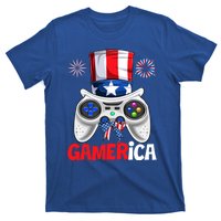 Gamer Gaming 4th Of July Video Game American Flag Great Gift T-Shirt