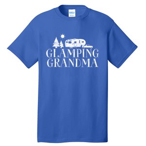 Glamping Grandma 5Th Wheel Camper Rv Camping Vacation Gift Meaningful Gift Tall T-Shirt