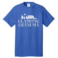 Glamping Grandma 5Th Wheel Camper Rv Camping Vacation Gift Meaningful Gift Tall T-Shirt