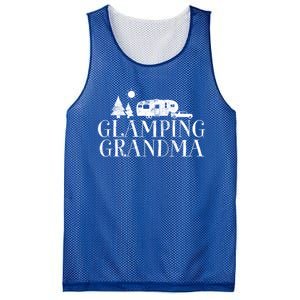 Glamping Grandma 5Th Wheel Camper Rv Camping Vacation Gift Meaningful Gift Mesh Reversible Basketball Jersey Tank