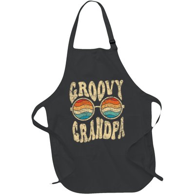 Groovy Grandpa 70s Aesthetic Nostalgia 1970's Retro Grandpa Apron