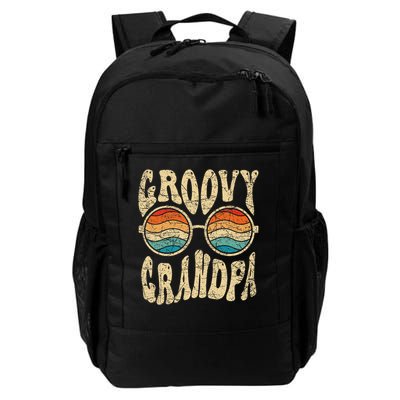 Groovy Grandpa 70s Aesthetic Nostalgia 1970's Retro Grandpa Backpack