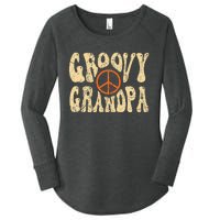 Groovy Grandpa 70s Aesthetic Nostalgia 1970's Retro Grandpa Women's Perfect Tri Tunic Long Sleeve Shirt