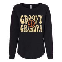 Groovy Grandpa 70s Aesthetic Nostalgia 1970's Retro Grandpa Womens California Wash Sweatshirt