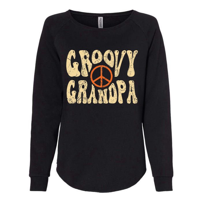 Groovy Grandpa 70s Aesthetic Nostalgia 1970's Retro Grandpa Womens California Wash Sweatshirt