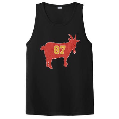 Grunge Goat 87 Red And Yellow Tight End PosiCharge Competitor Tank