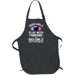 Good Girl 8 Ball Billiard Pool Player Funny Billiards Gift Full-Length Apron With Pockets