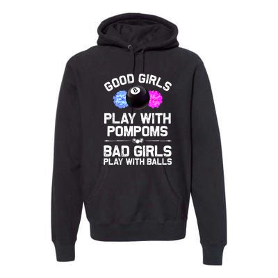 Good Girl 8 Ball Billiard Pool Player Funny Billiards Gift Premium Hoodie