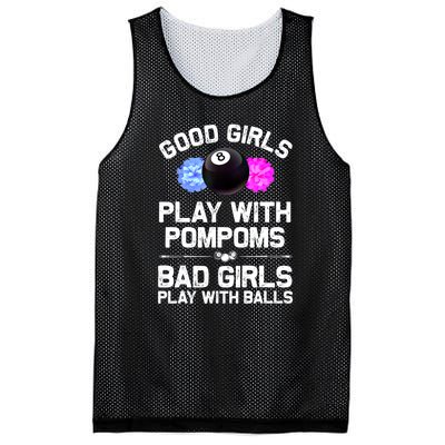 Good Girl 8 Ball Billiard Pool Player Funny Billiards Gift Mesh Reversible Basketball Jersey Tank