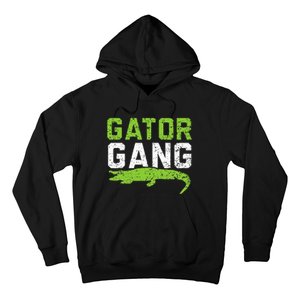 Gator Gang Alligator Heartbeat Zookeeper Crocodile Lover Hoodie