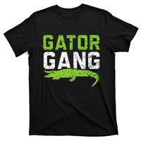 Gator Gang Alligator Heartbeat Zookeeper Crocodile Lover T-Shirt