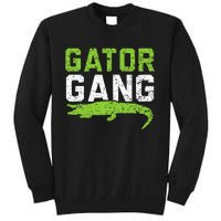 Gator Gang Alligator Heartbeat Zookeeper Crocodile Lover Tall Sweatshirt