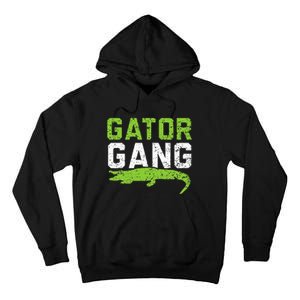 Gator Gang Alligator Heartbeat Zookeeper Crocodile Lover Tall Hoodie