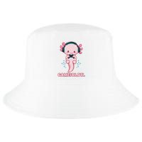 Gamesolotl Gaming Axolotl Playing Video Games Funny Cool Comfort Performance Bucket Hat