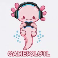 Gamesolotl Gaming Axolotl Playing Video Games Funny Button