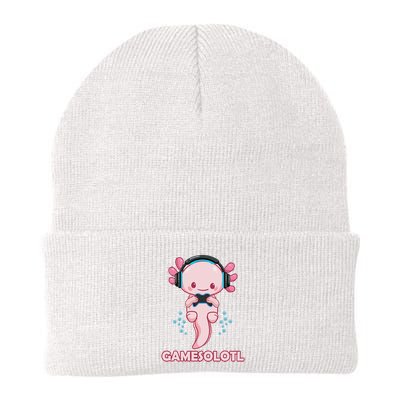 Gamesolotl Gaming Axolotl Playing Video Games Funny Beanie